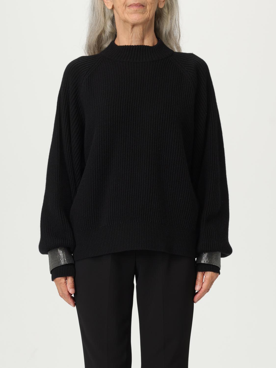 BRUNELLO CUCINELLI JERSEY: Jersey mujer Brunello Cucinelli, Negro - Img 1