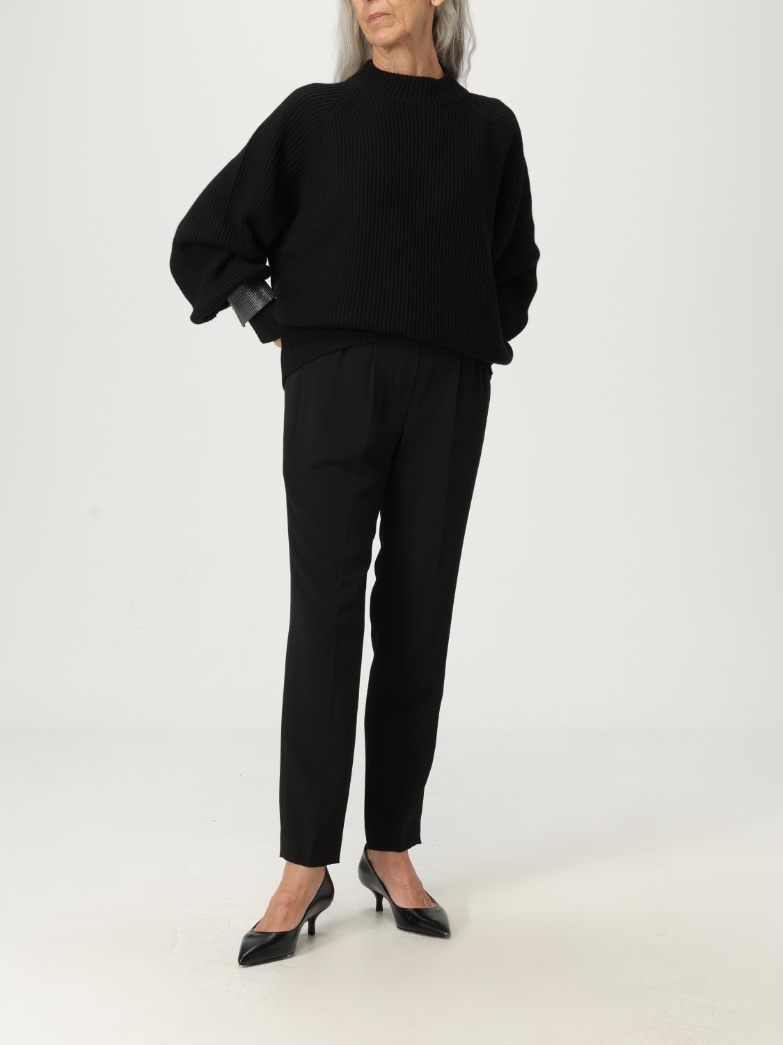 BRUNELLO CUCINELLI JERSEY: Jersey mujer Brunello Cucinelli, Negro - Img 2