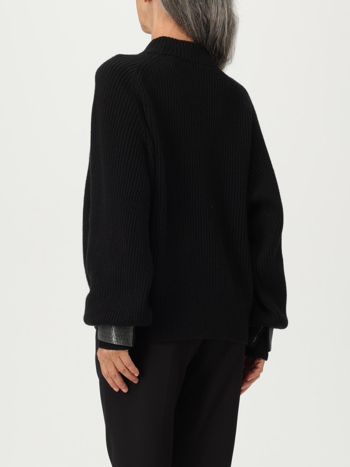 BRUNELLO CUCINELLI JERSEY: Jersey mujer Brunello Cucinelli, Negro - Img 3