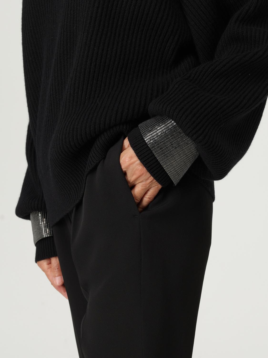 BRUNELLO CUCINELLI JERSEY: Jersey mujer Brunello Cucinelli, Negro - Img 5