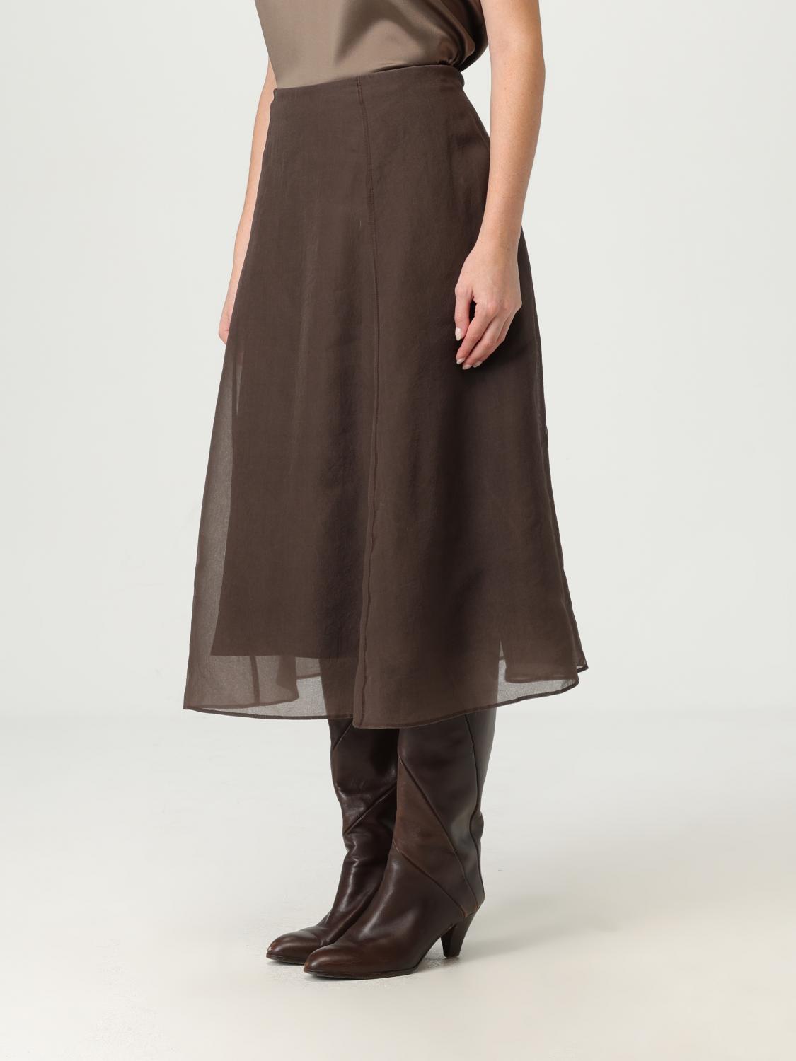 スカート BRUNELLO CUCINELLI Woman Skirt Dark MF940G3877 C4222 BRUNELLO CUCINELLI: Skirt woman - Dark | Brunello Cucinelli