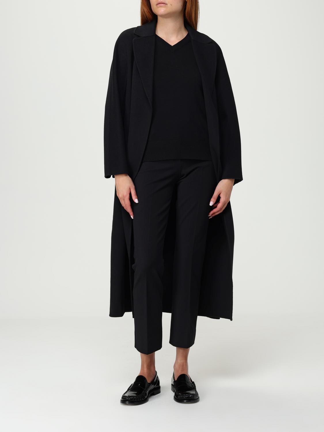 'S MAX MARA ABRIGO: Abrigo mujer 's Max Mara, Negro - Img 2
