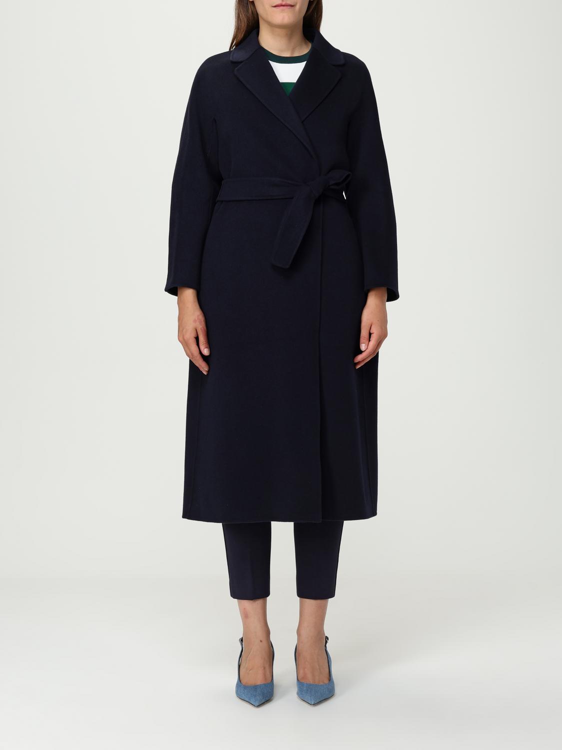 'S MAX MARA ABRIGO: Abrigo mujer 's Max Mara, Azul Oscuro - Img 1