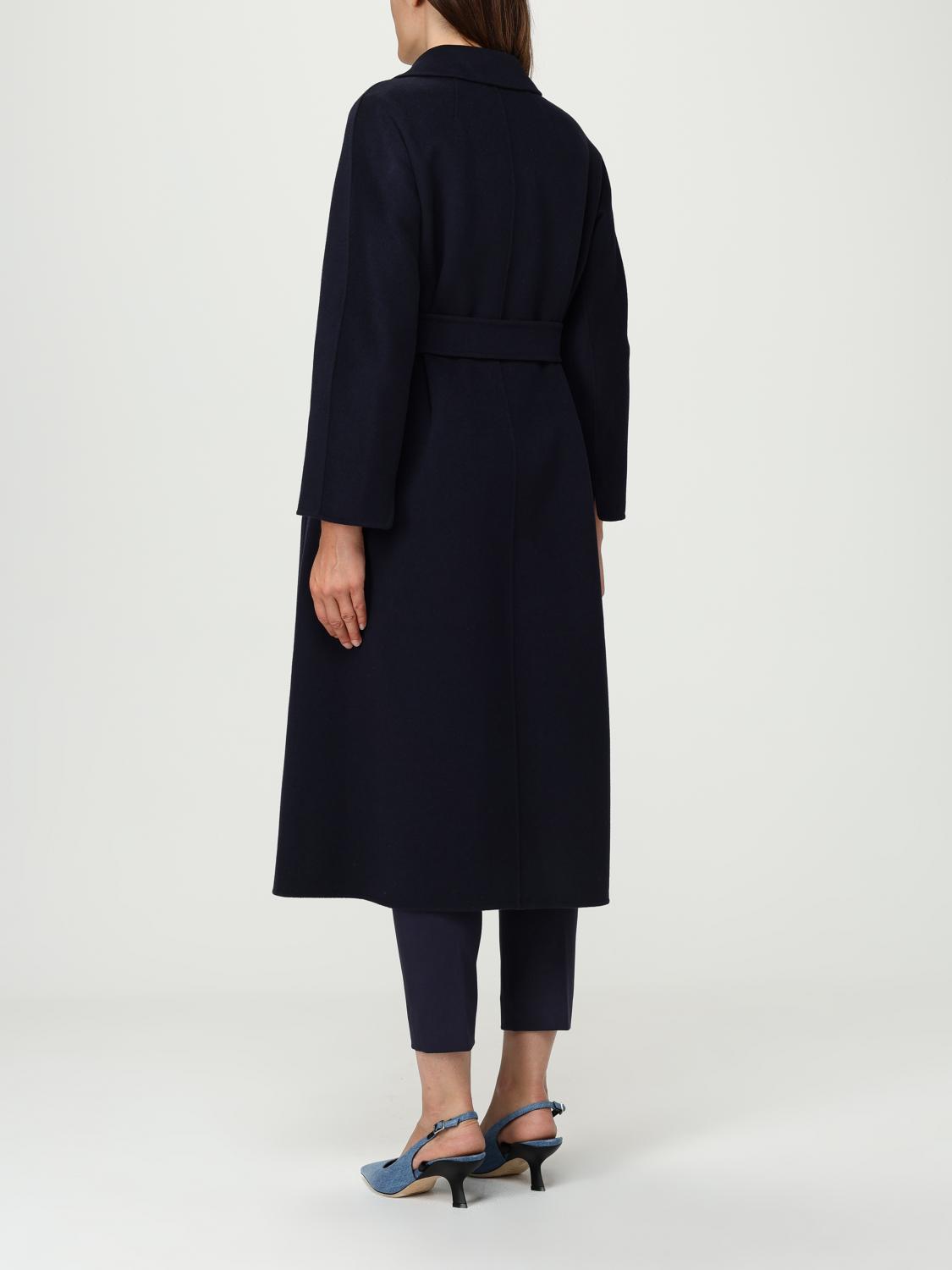 'S MAX MARA ABRIGO: Abrigo mujer 's Max Mara, Azul Oscuro - Img 3
