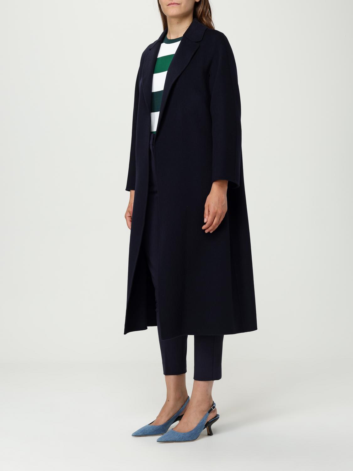 'S MAX MARA ABRIGO: Abrigo mujer 's Max Mara, Azul Oscuro - Img 4