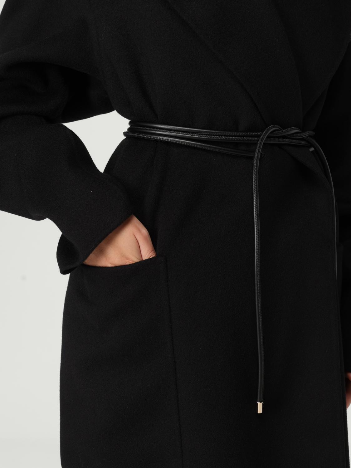 SPORTMAX ABRIGO: Abrigo mujer Sportmax, Negro - Img 5