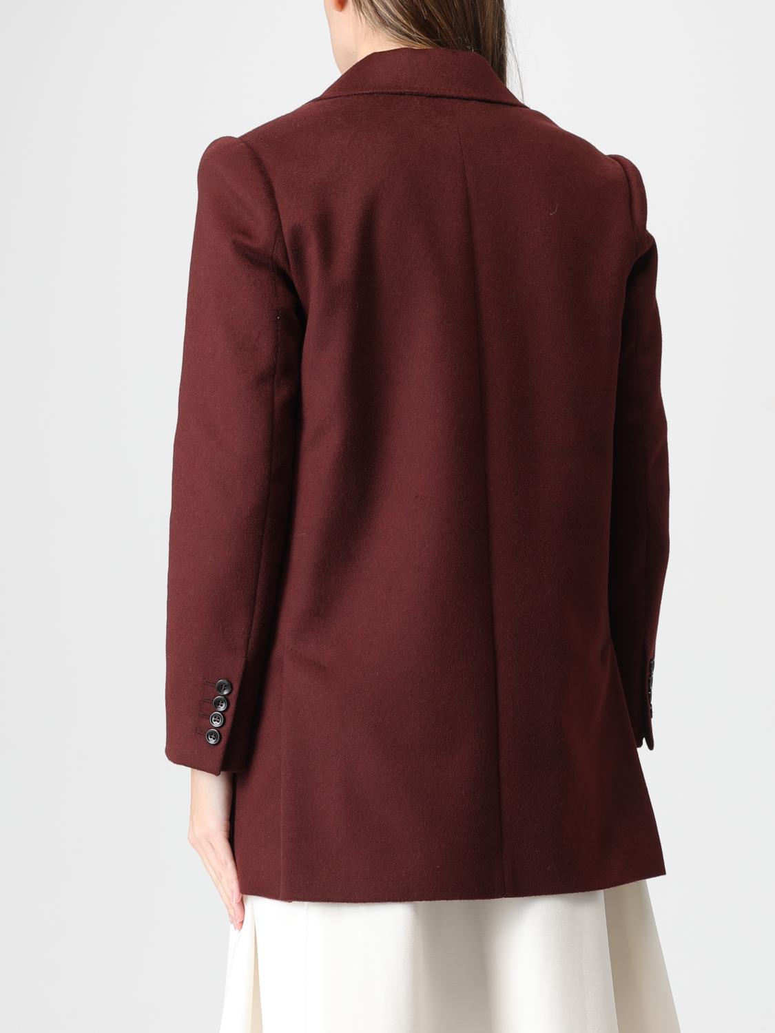 MAX MARA JACKET: Blazer woman Max Mara, Burgundy - Img 3
