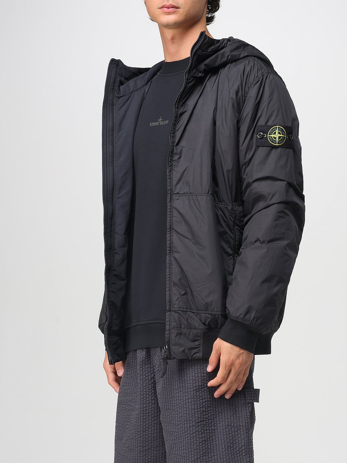STONE ISLAND JACKET: Jacket men Stone Island, Black - Img 4