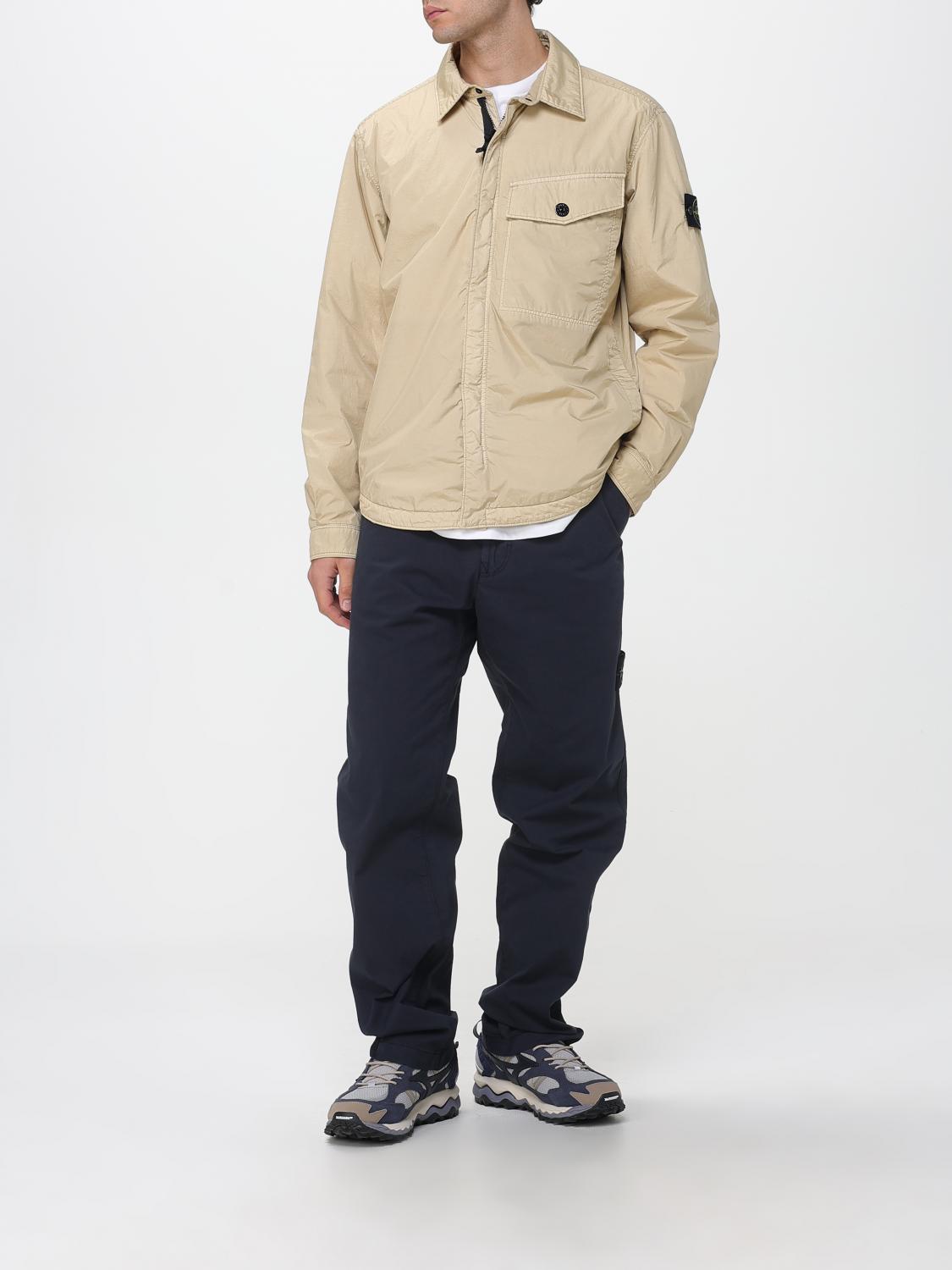 STONE ISLAND КУРТКА: Куртка Мужское Stone Island, Бежевый - Img 2
