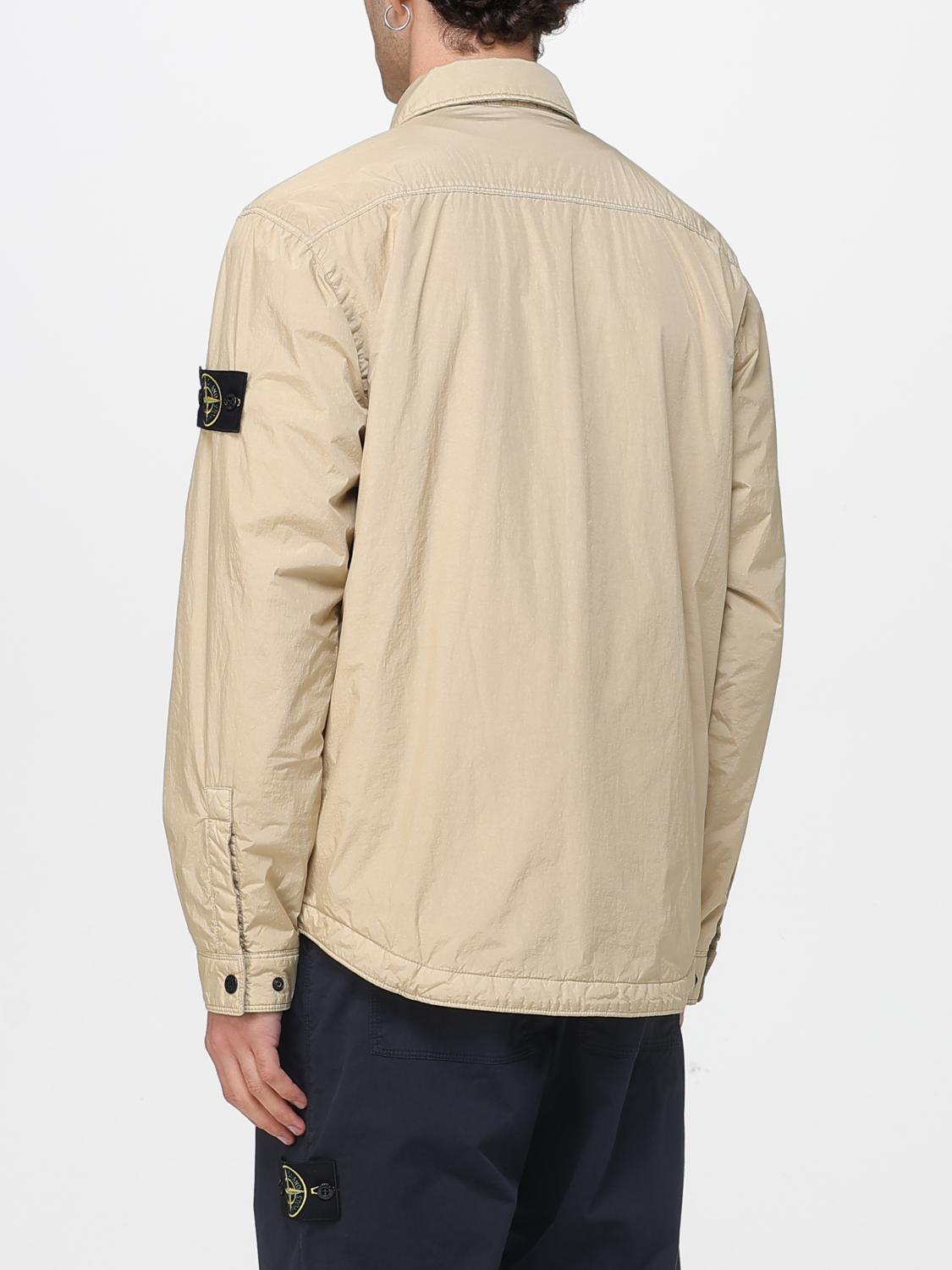 STONE ISLAND КУРТКА: Куртка Мужское Stone Island, Бежевый - Img 3