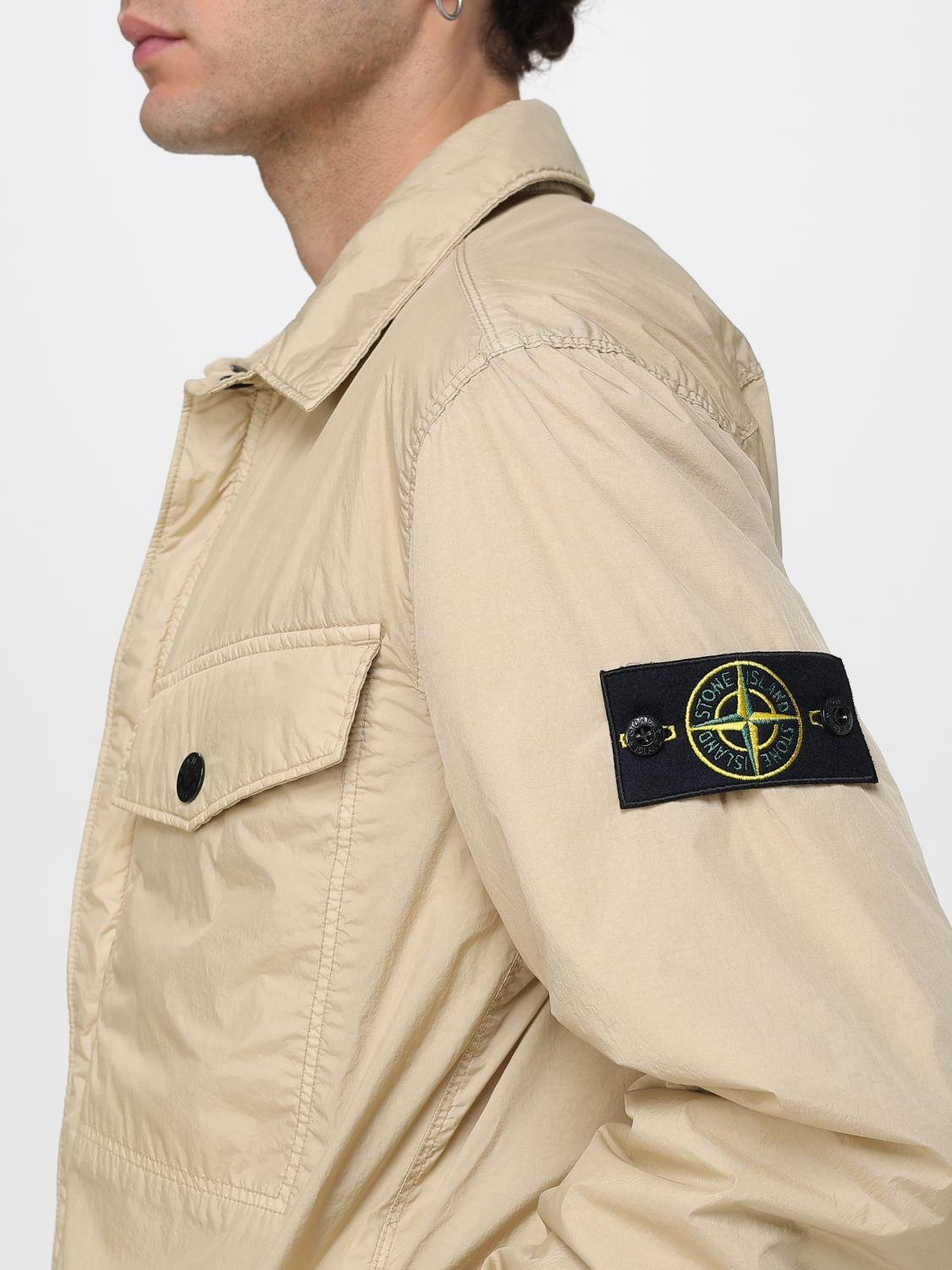 STONE ISLAND КУРТКА: Куртка Мужское Stone Island, Бежевый - Img 5