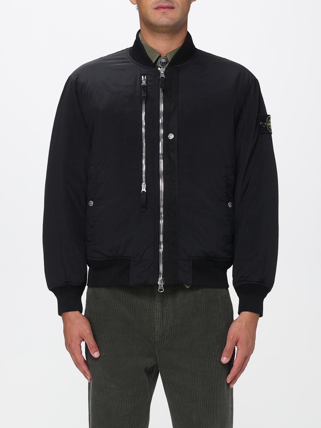 STONE ISLAND JACKE: Jacke herren Stone Island, Schwarz - Img 1