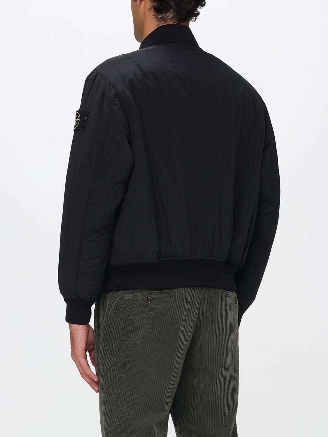STONE ISLAND JACKE: Jacke herren Stone Island, Schwarz - Img 3