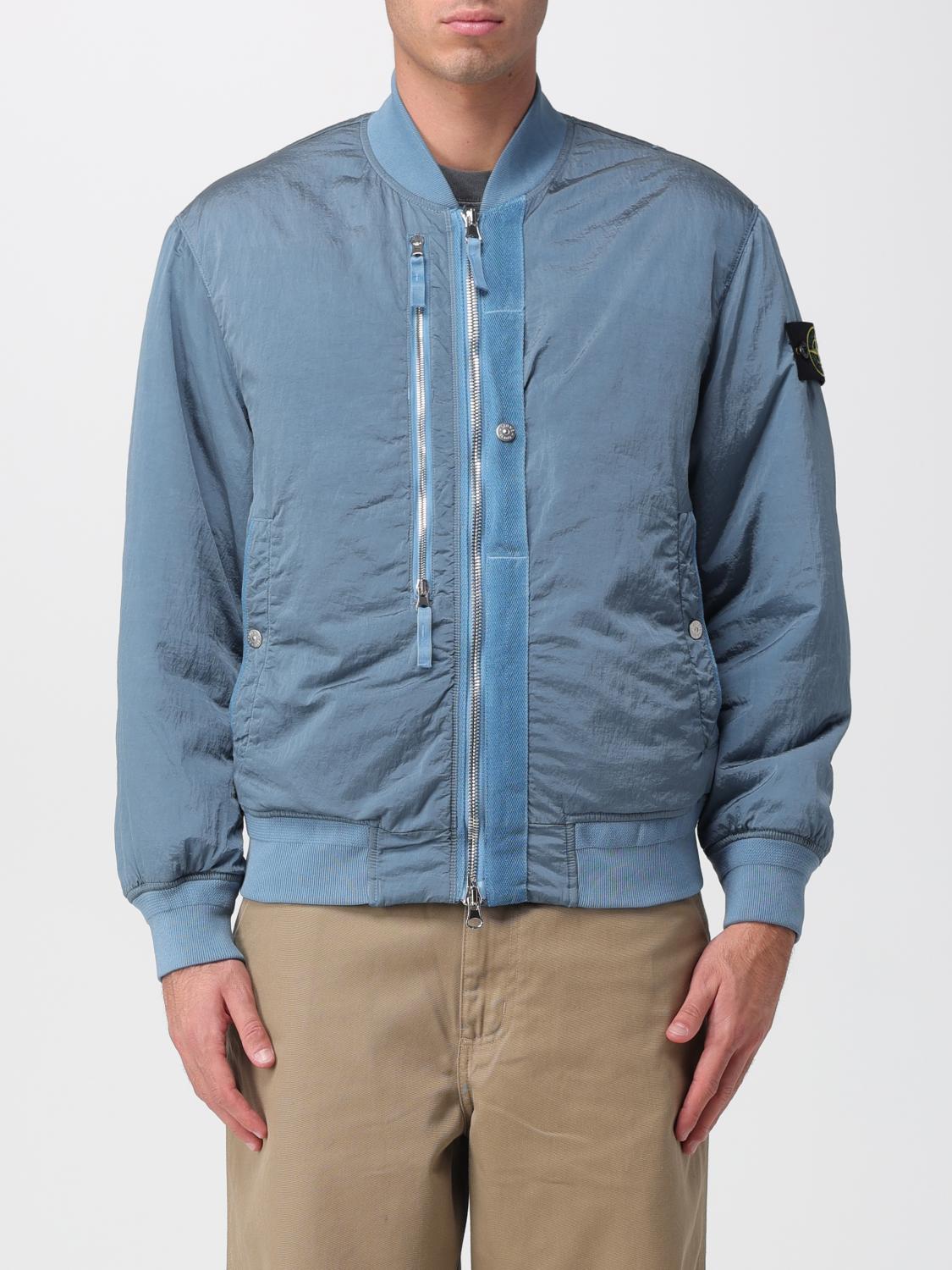 STONE ISLAND ジャケット: ジャケット メンズ Stone Island, アジュール - Img 1