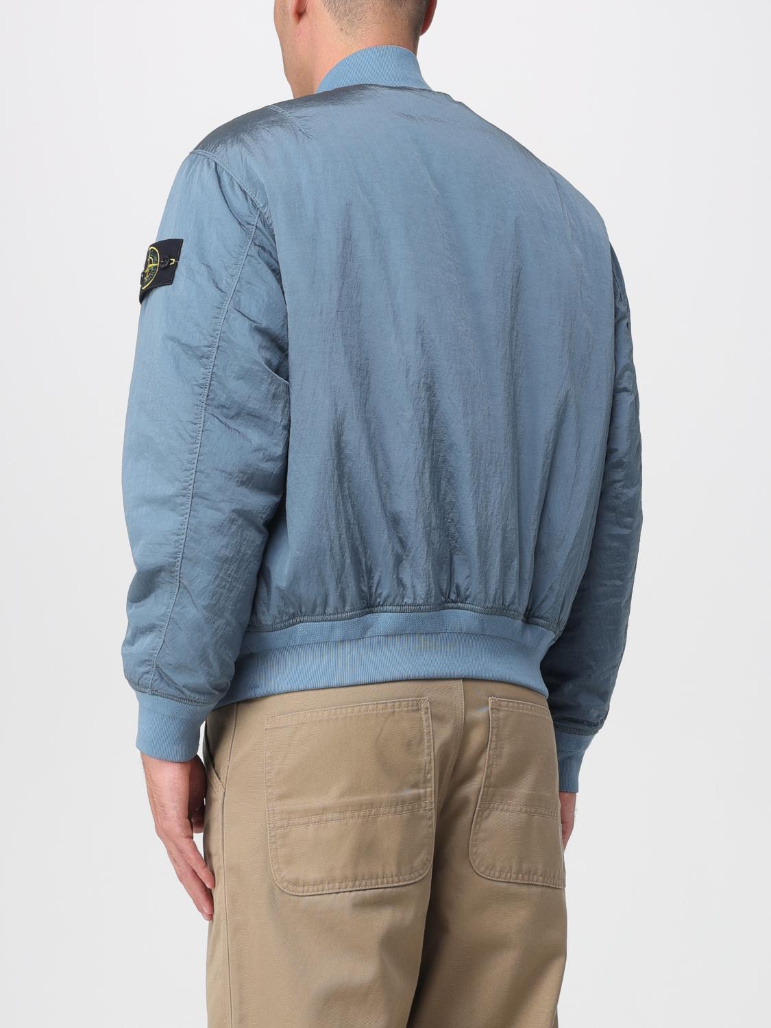 STONE ISLAND ジャケット: ジャケット メンズ Stone Island, アジュール - Img 3