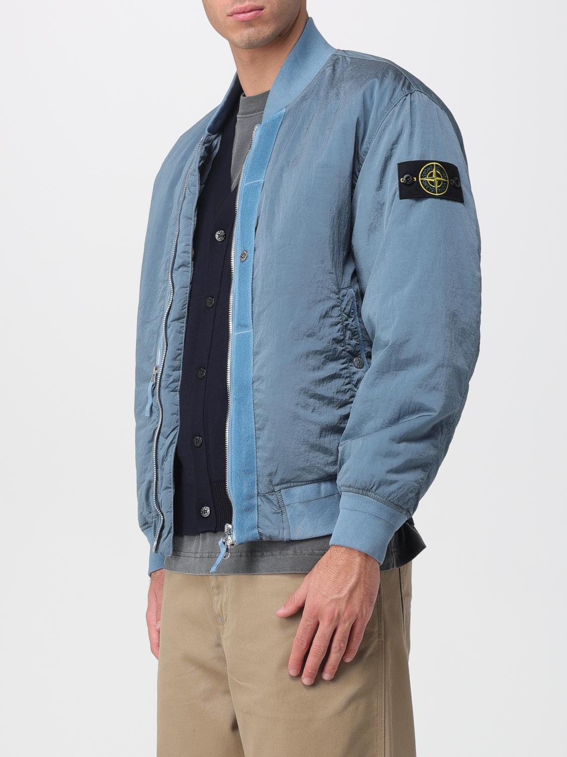 STONE ISLAND ジャケット: ジャケット メンズ Stone Island, アジュール - Img 4