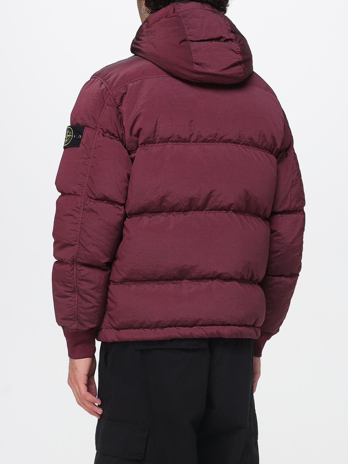 STONE ISLAND 재킷: 재킷 남성 Stone Island, 버건디 - Img 3