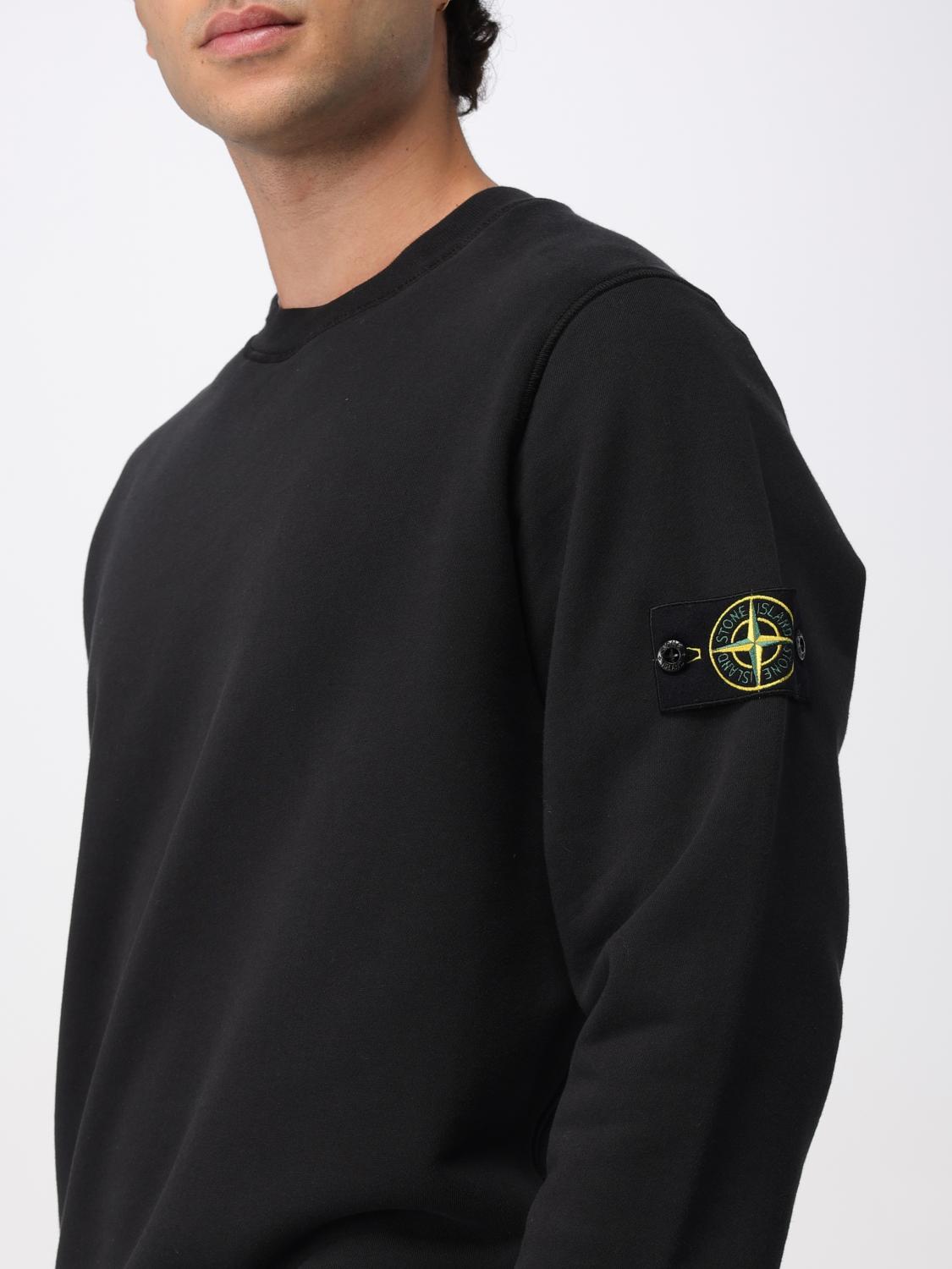 STONE ISLAND SUDADERA: Sudadera hombre Stone Island, Negro - Img 4