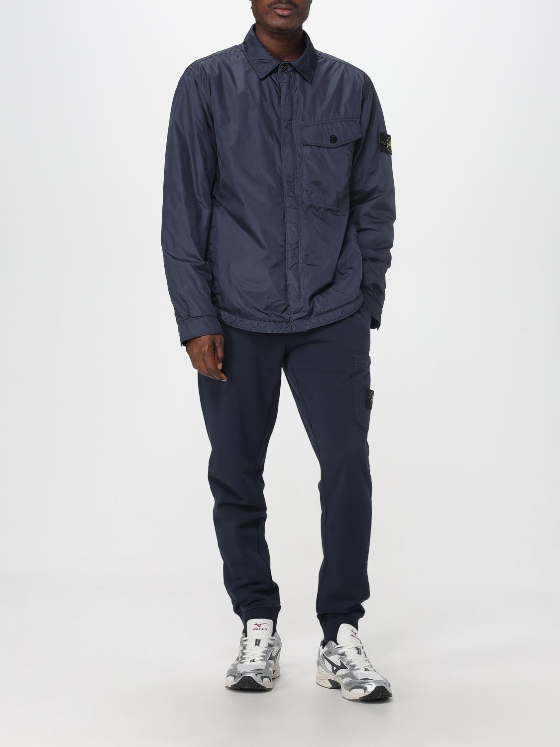 STONE ISLAND FELPA: Felpa a girocollo basic in cotone Stone Island, Mare - Img 2