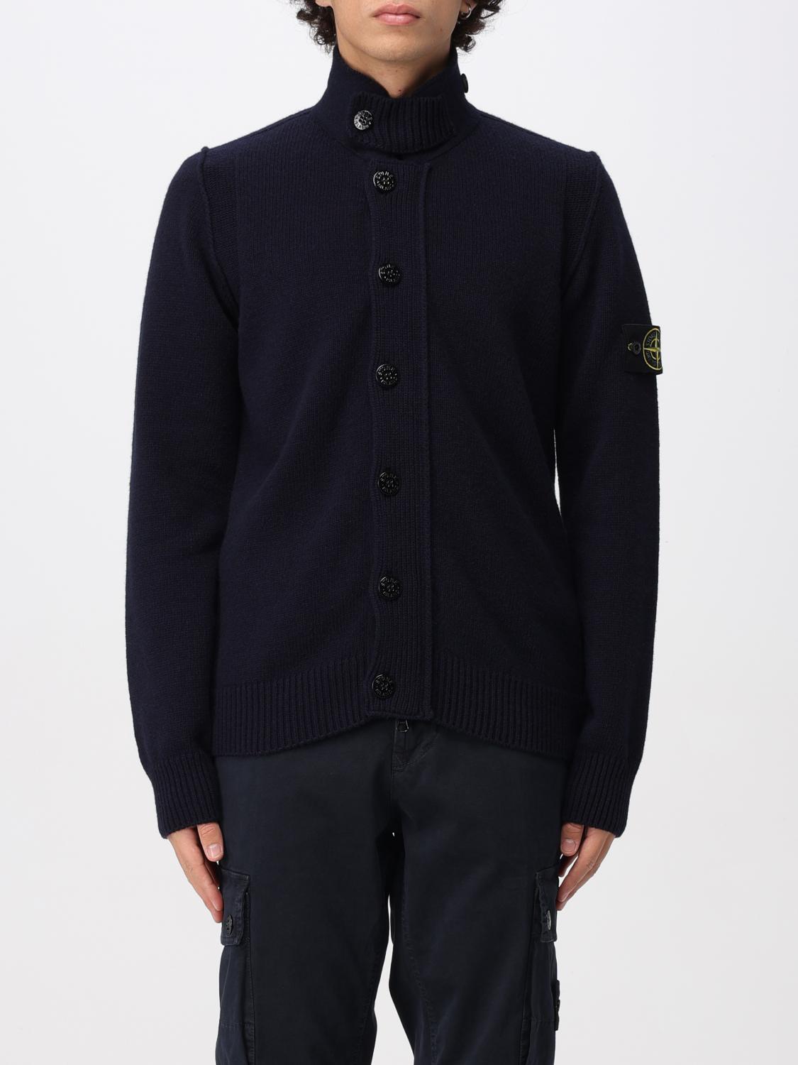 STONE ISLAND SWEATER: Sweater men Stone Island, Blue - Img 1