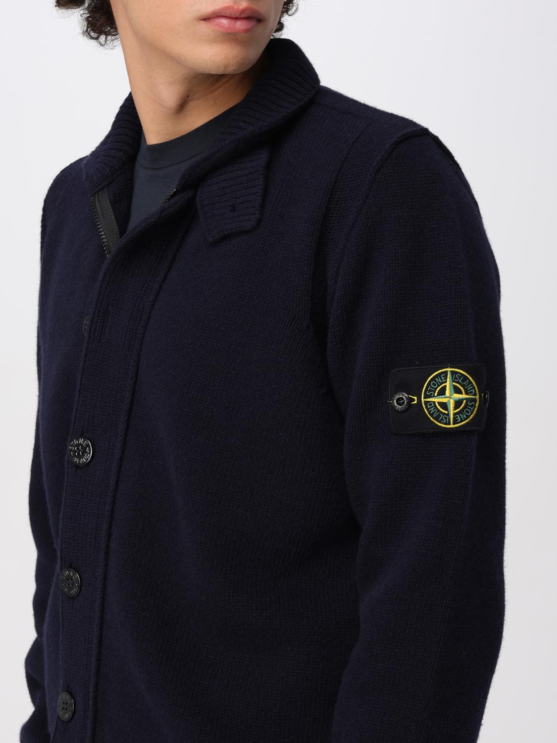STONE ISLAND SWEATER: Sweater men Stone Island, Blue - Img 5