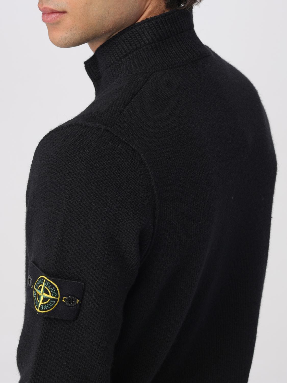 STONE ISLAND SWEATER: Sweater men Stone Island, Black - Img 5