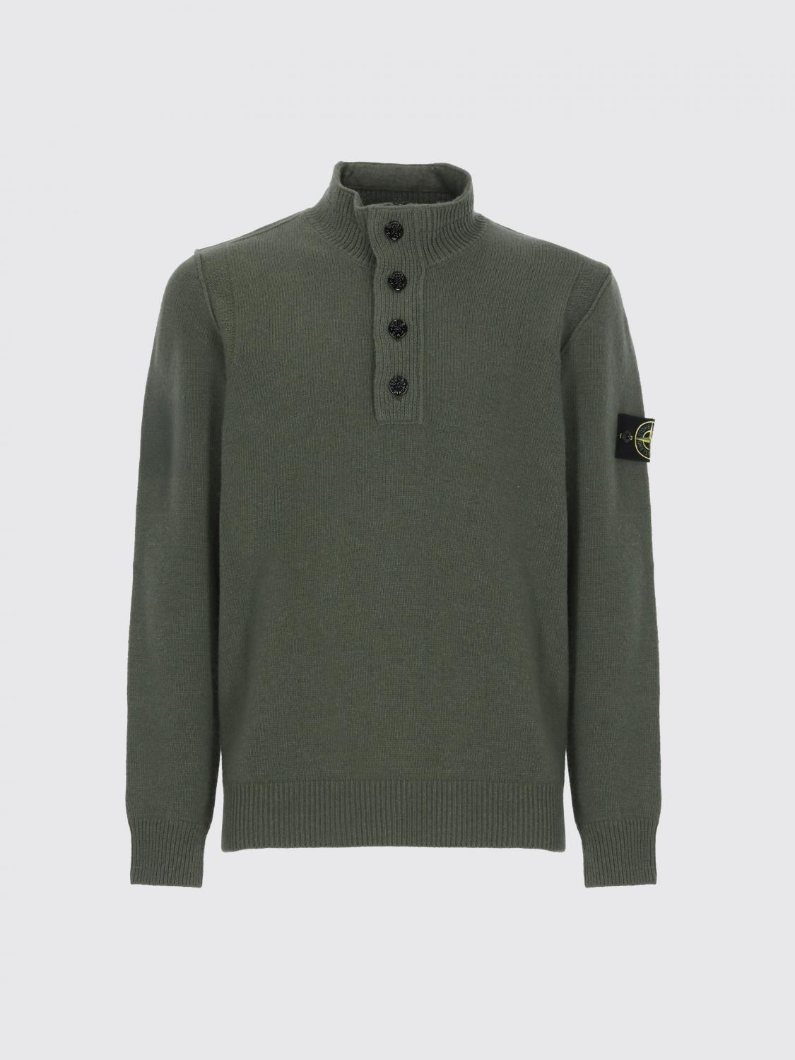 STONE ISLAND SWEATER: Sweater men Stone Island, Military - Img 2