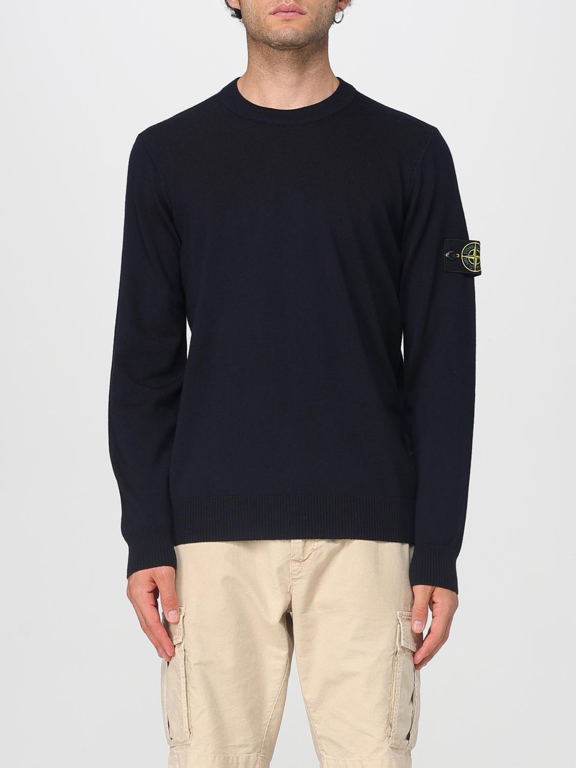 STONE ISLAND PULLOVER: Pullover herren Stone Island, Blau - Img 1