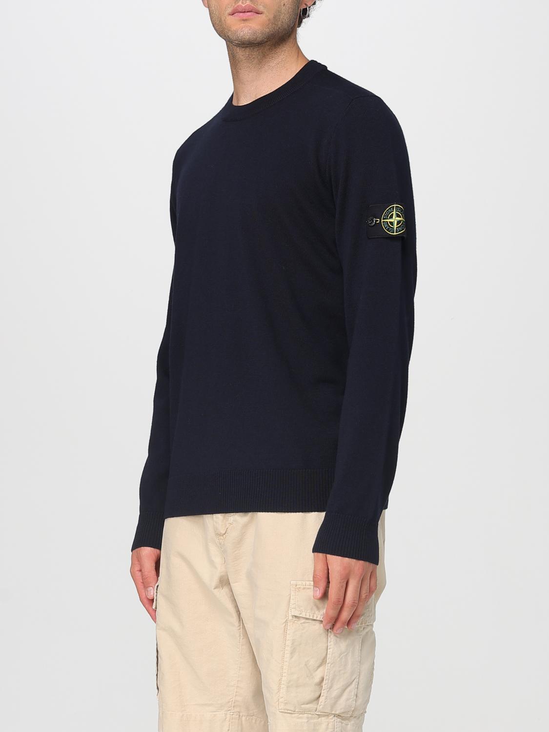 STONE ISLAND PULLOVER: Pullover herren Stone Island, Blau - Img 4