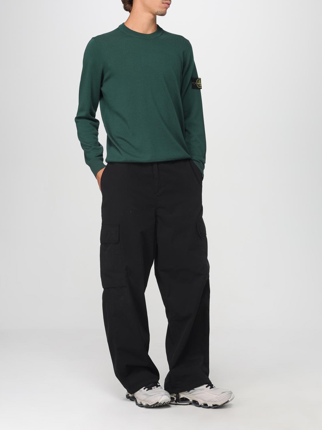 STONE ISLAND PULL: Pull homme Stone Island, Vert - Img 2