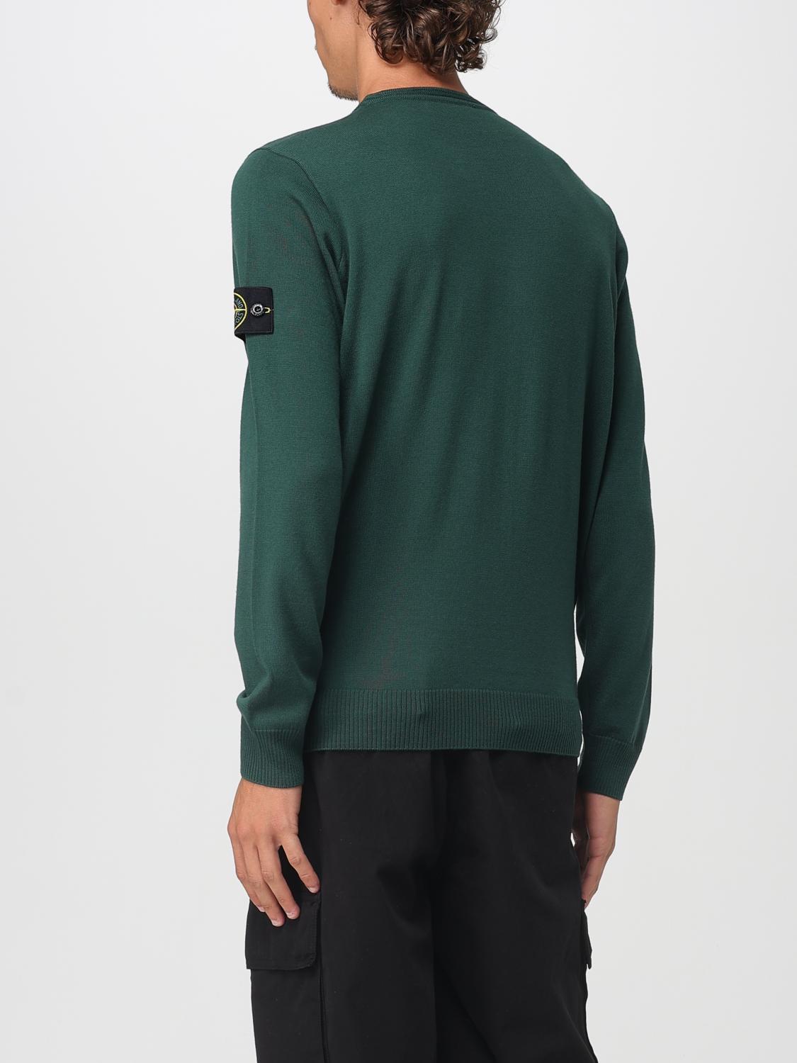 STONE ISLAND PULL: Pull homme Stone Island, Vert - Img 3