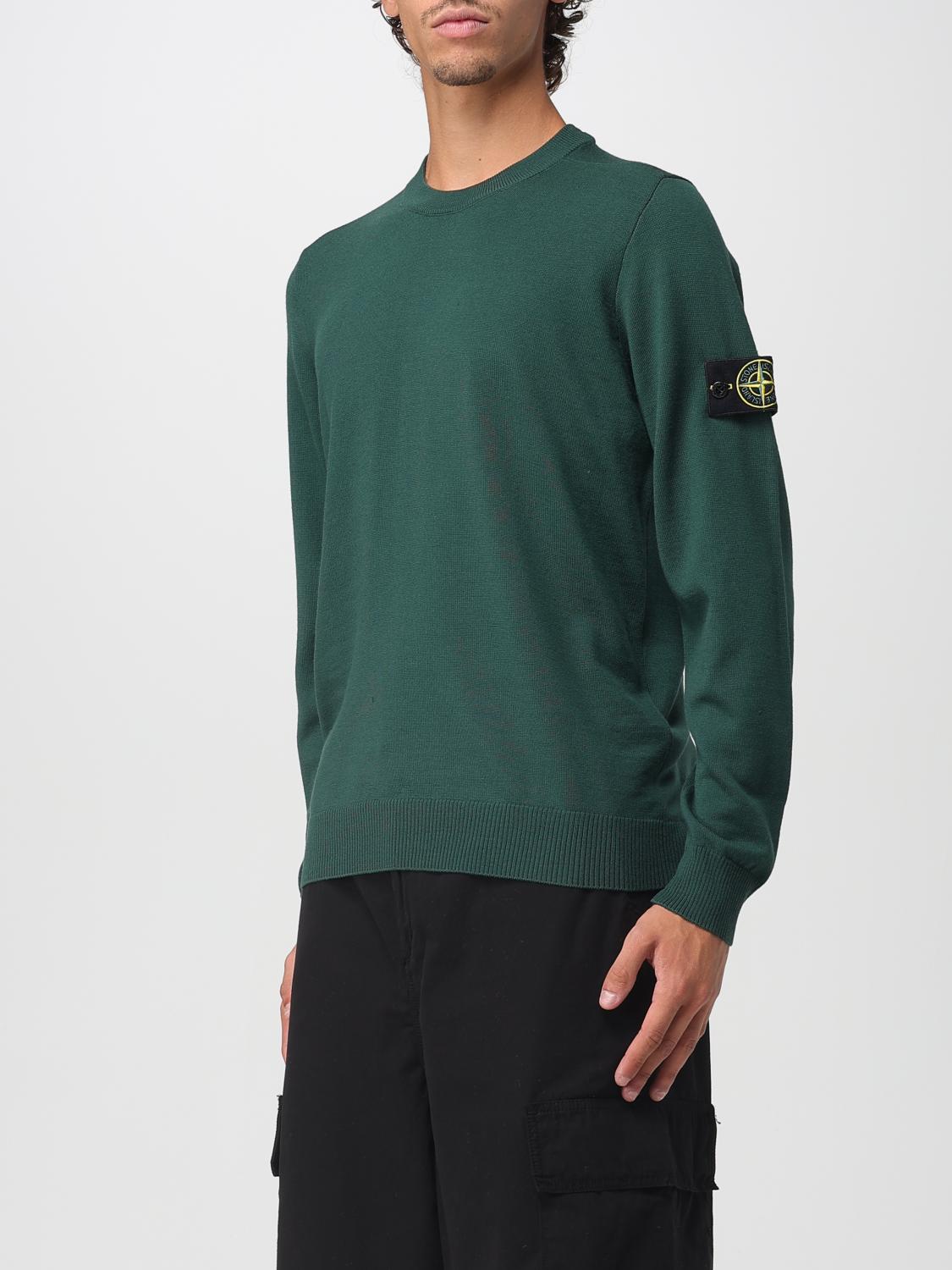 STONE ISLAND PULL: Pull homme Stone Island, Vert - Img 4