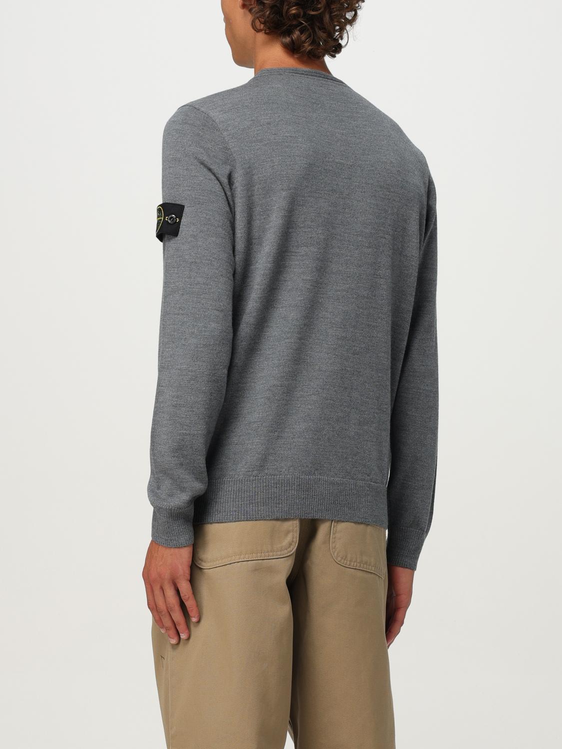STONE ISLAND PULLOVER: Pullover herren Stone Island, Grau - Img 3