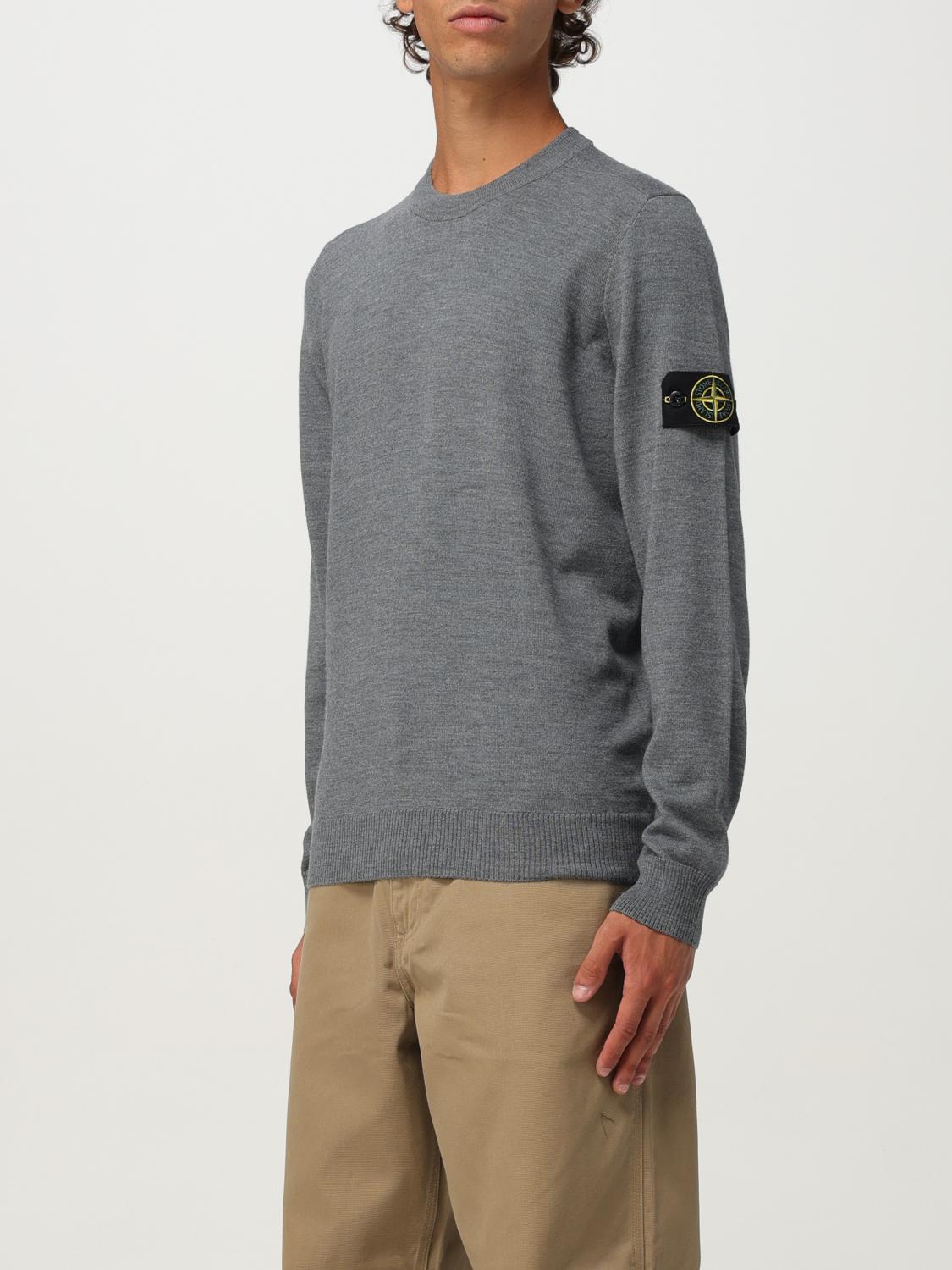 STONE ISLAND PULLOVER: Pullover herren Stone Island, Grau - Img 4