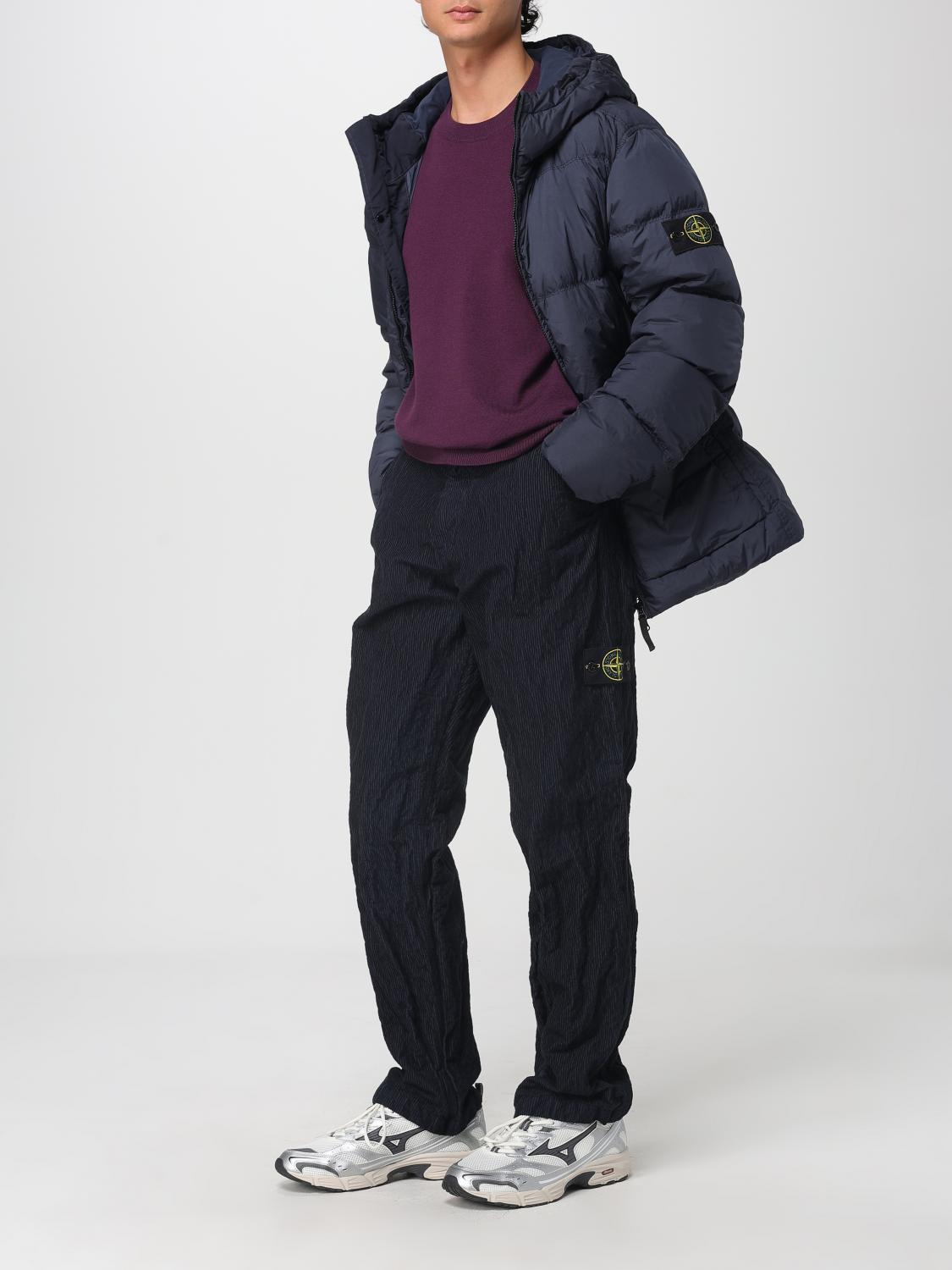 STONE ISLAND PULLOVER: Pullover herren Stone Island, Burgunderrot - Img 2