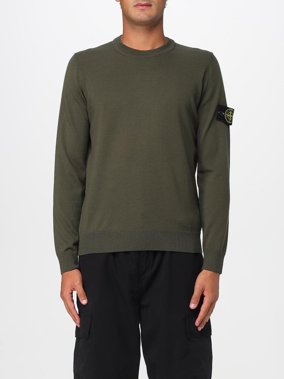 STONE ISLAND PULLOVER: Pullover herren Stone Island, Military - Img 1