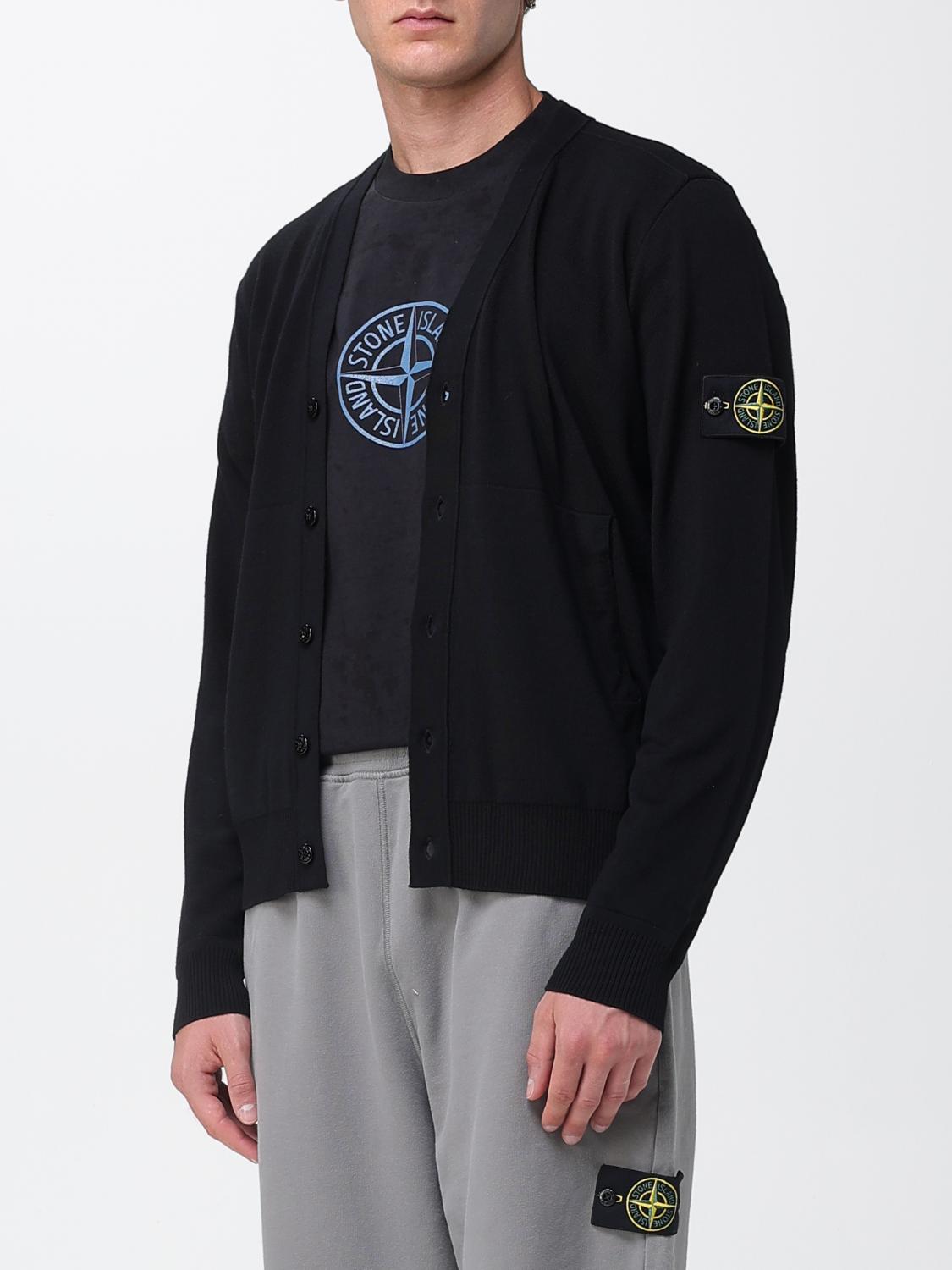 STONE ISLAND SWEATER: Sweater men Stone Island, Black - Img 4
