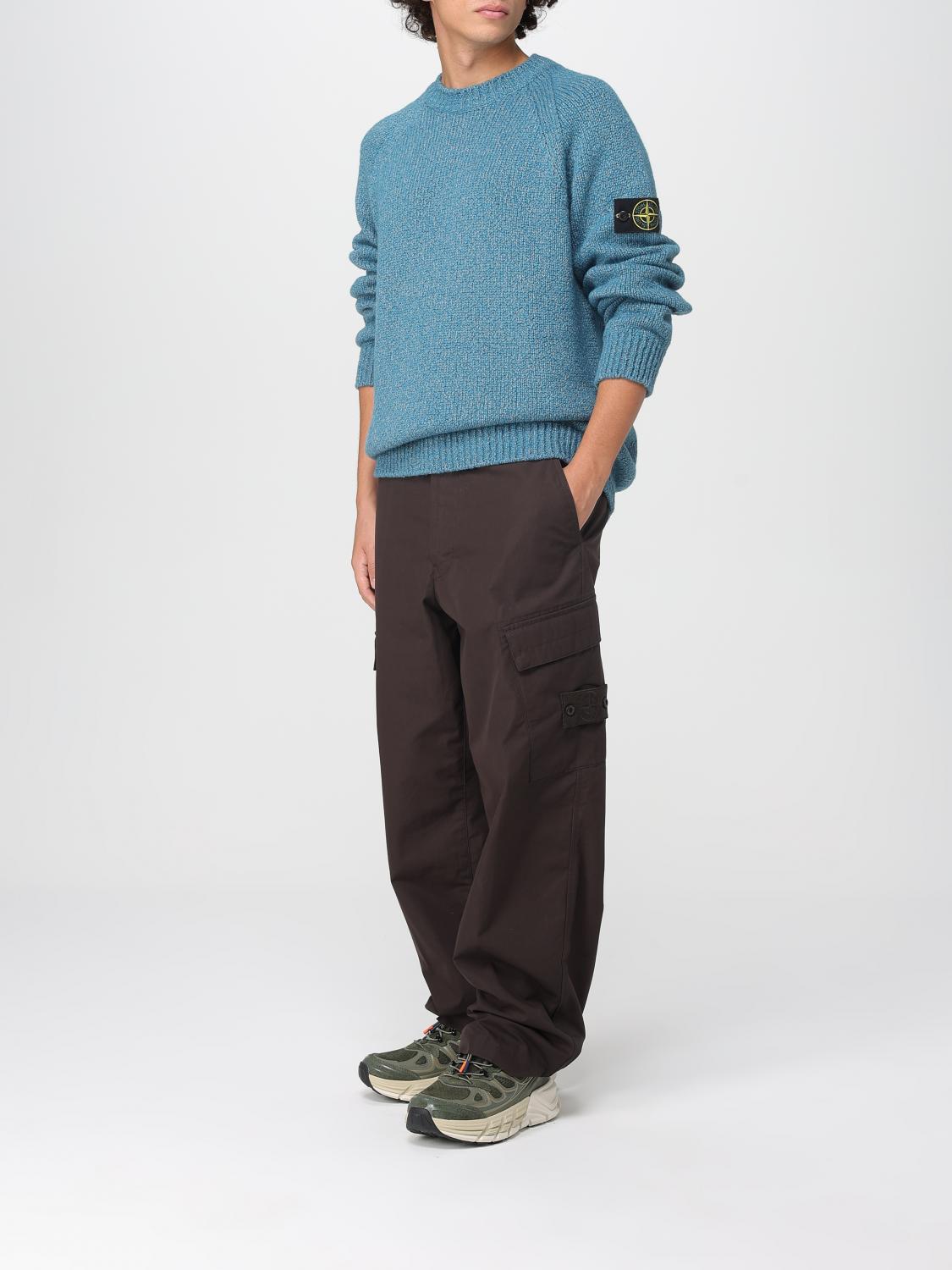 STONE ISLAND PULLOVER: Pullover herren Stone Island, Hellblau - Img 2
