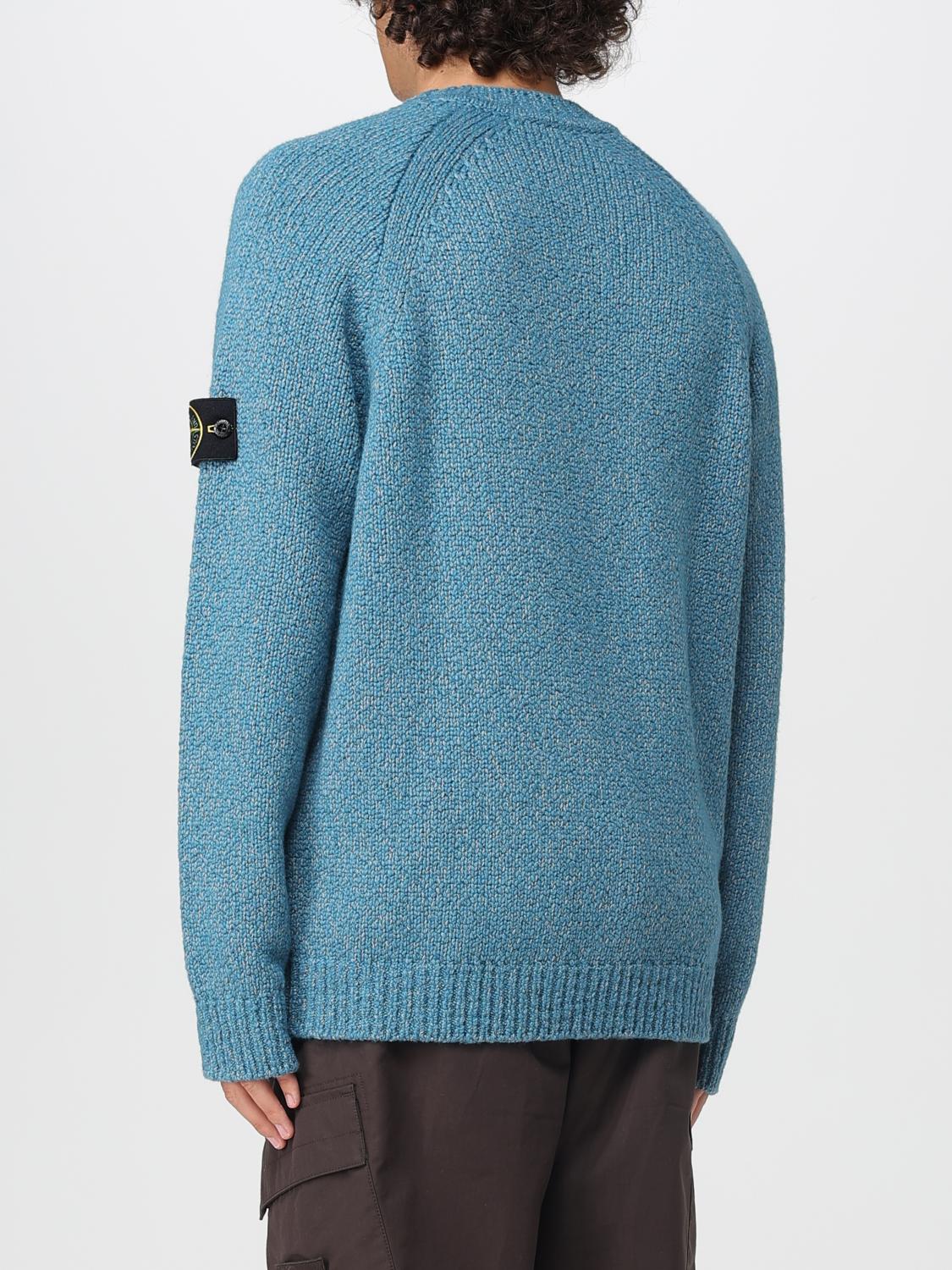 STONE ISLAND PULLOVER: Pullover herren Stone Island, Hellblau - Img 3