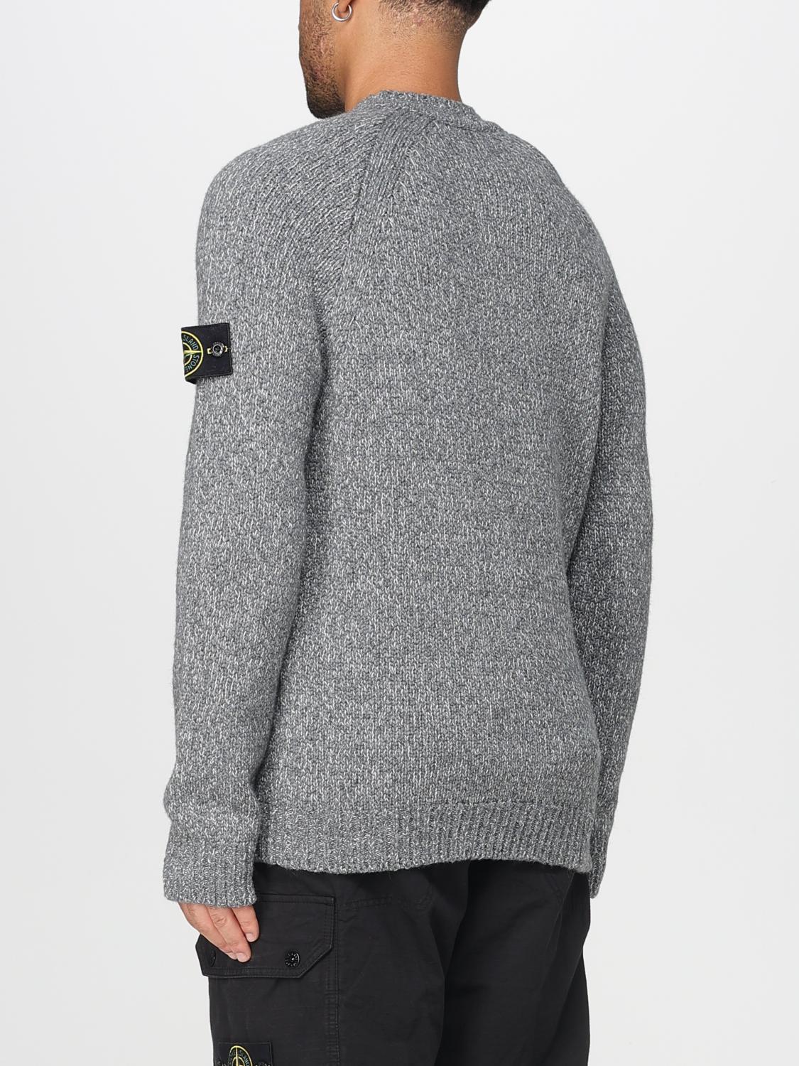 STONE ISLAND PULLOVER: Pullover herren Stone Island, Grau - Img 3