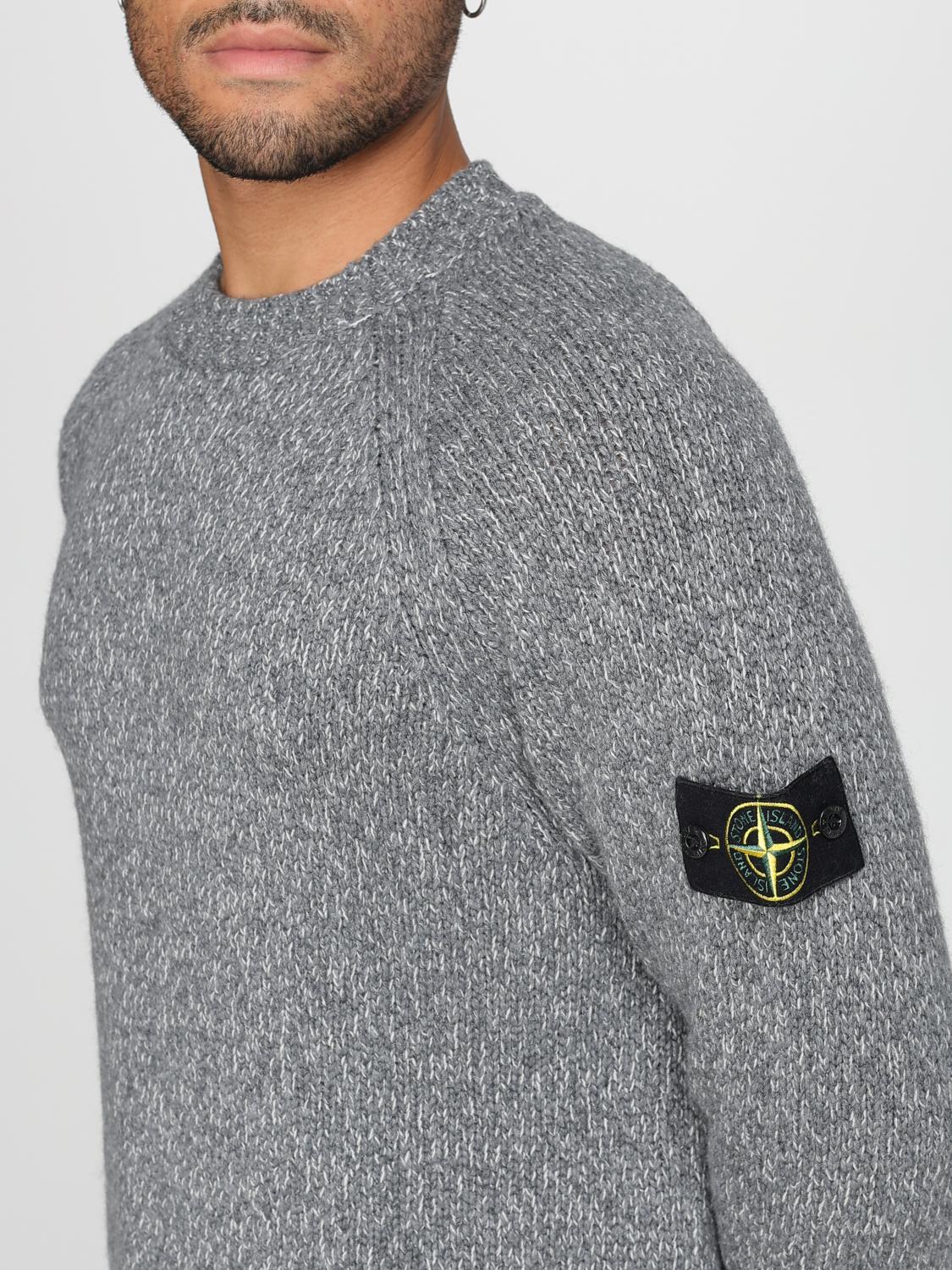 STONE ISLAND PULLOVER: Pullover herren Stone Island, Grau - Img 5