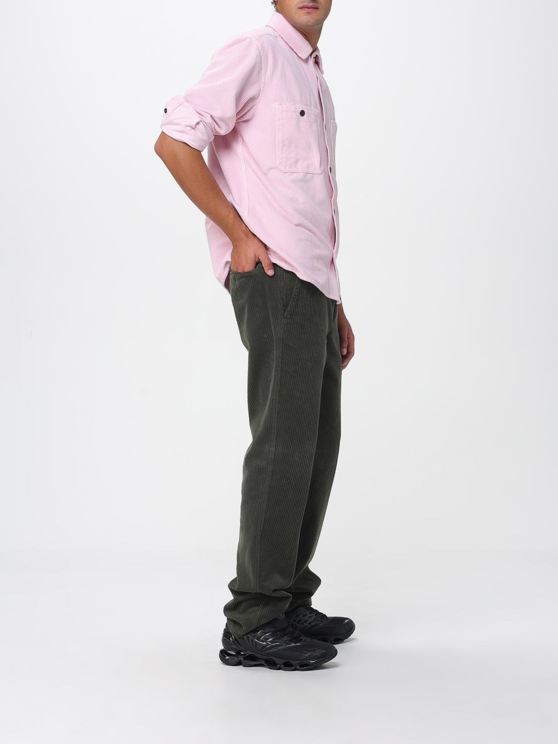 STONE ISLAND CAMICIA: Overshirt Stone Island in velluto , Rosa - Img 2