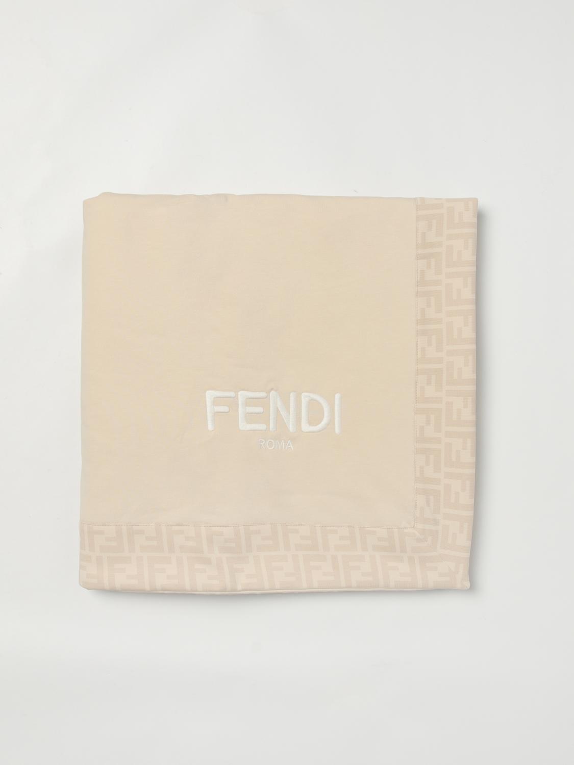 Couvre-lits et plaids lifestyle Fendi - Beige
