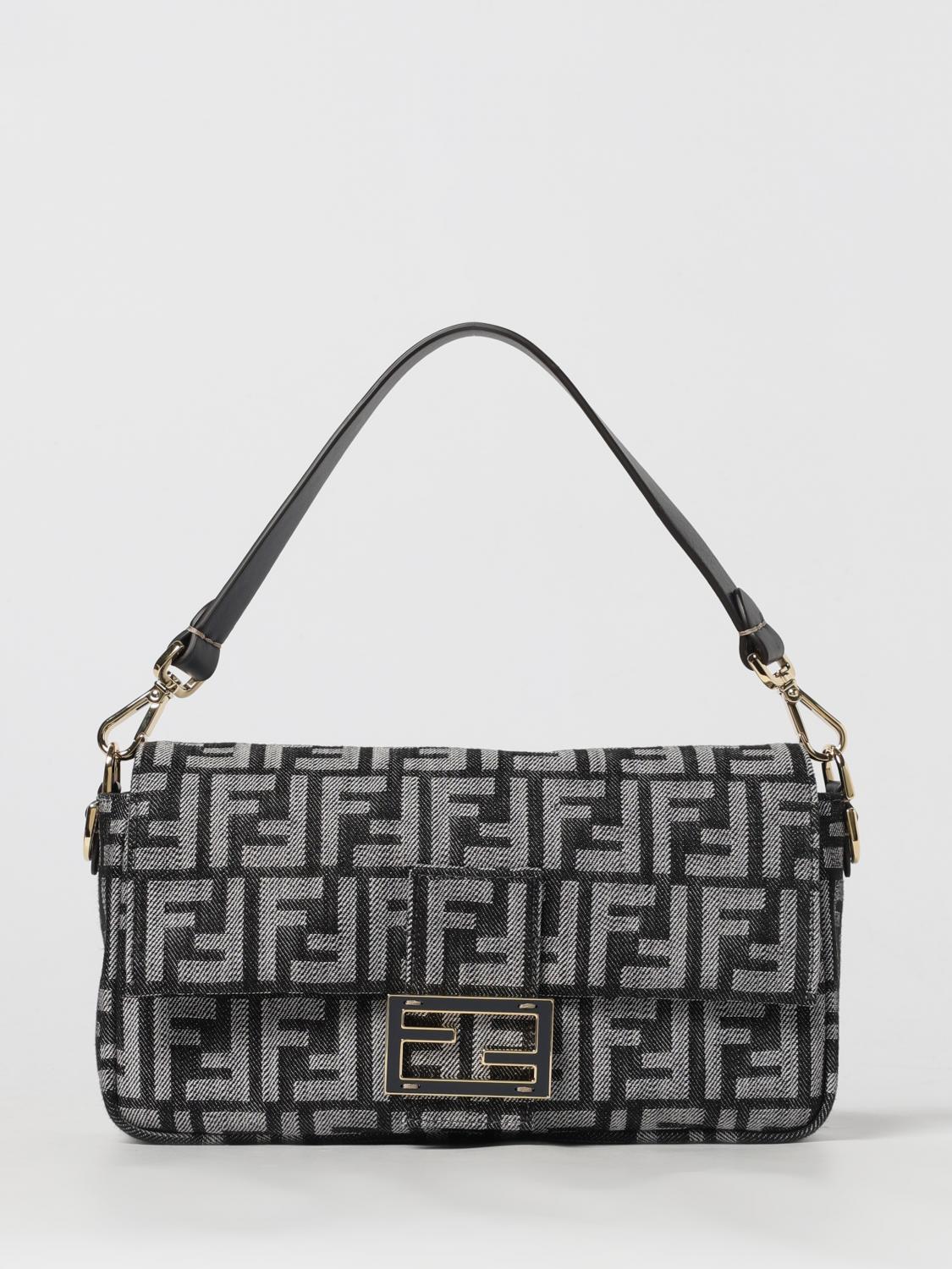 FENDI BOLSO DE HOMBRO: Bolso de hombro mujer Fendi, Negro - Img 1