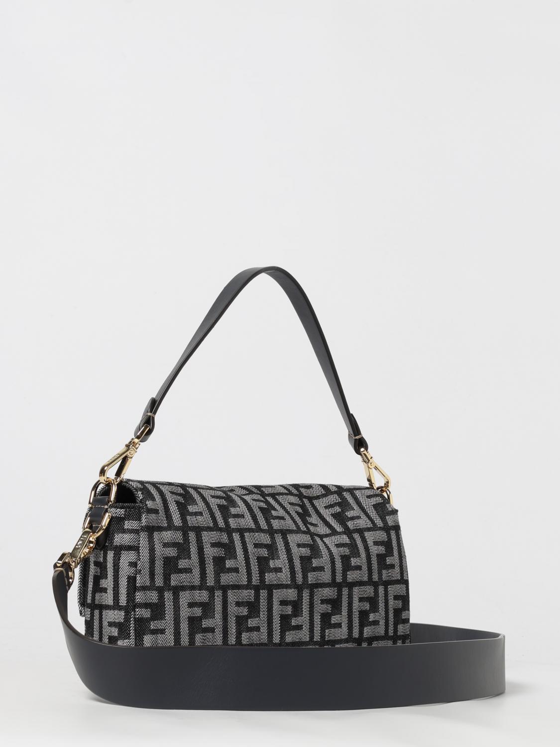 FENDI BOLSO DE HOMBRO: Bolso de hombro mujer Fendi, Negro - Img 3