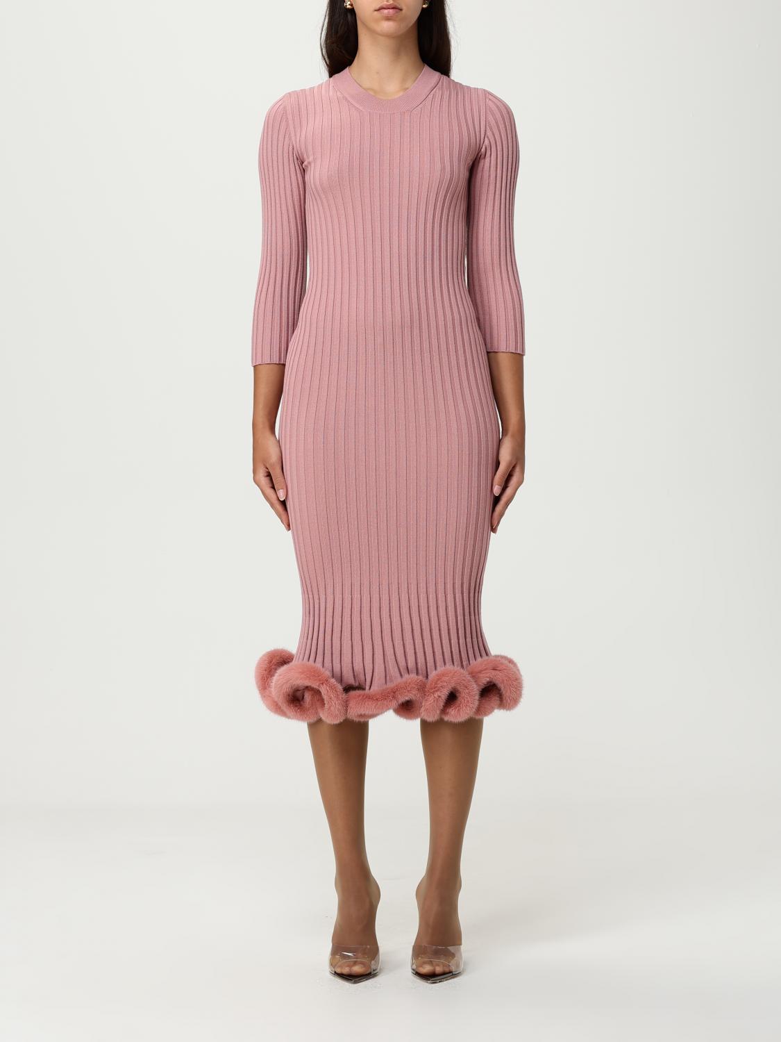 fendi long sleeve dress Dress , Black, Size 40- Fendi