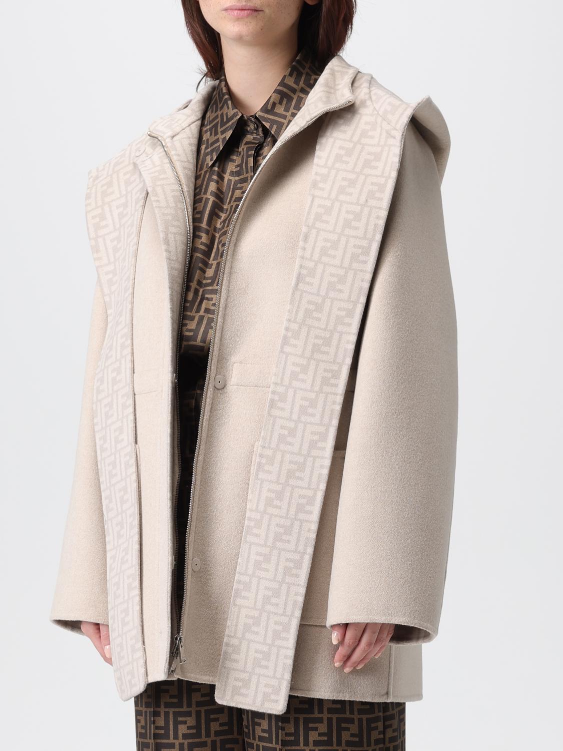 Fendi コート レディース - グレー | FJ7587A5HD | GIGLIO.COM