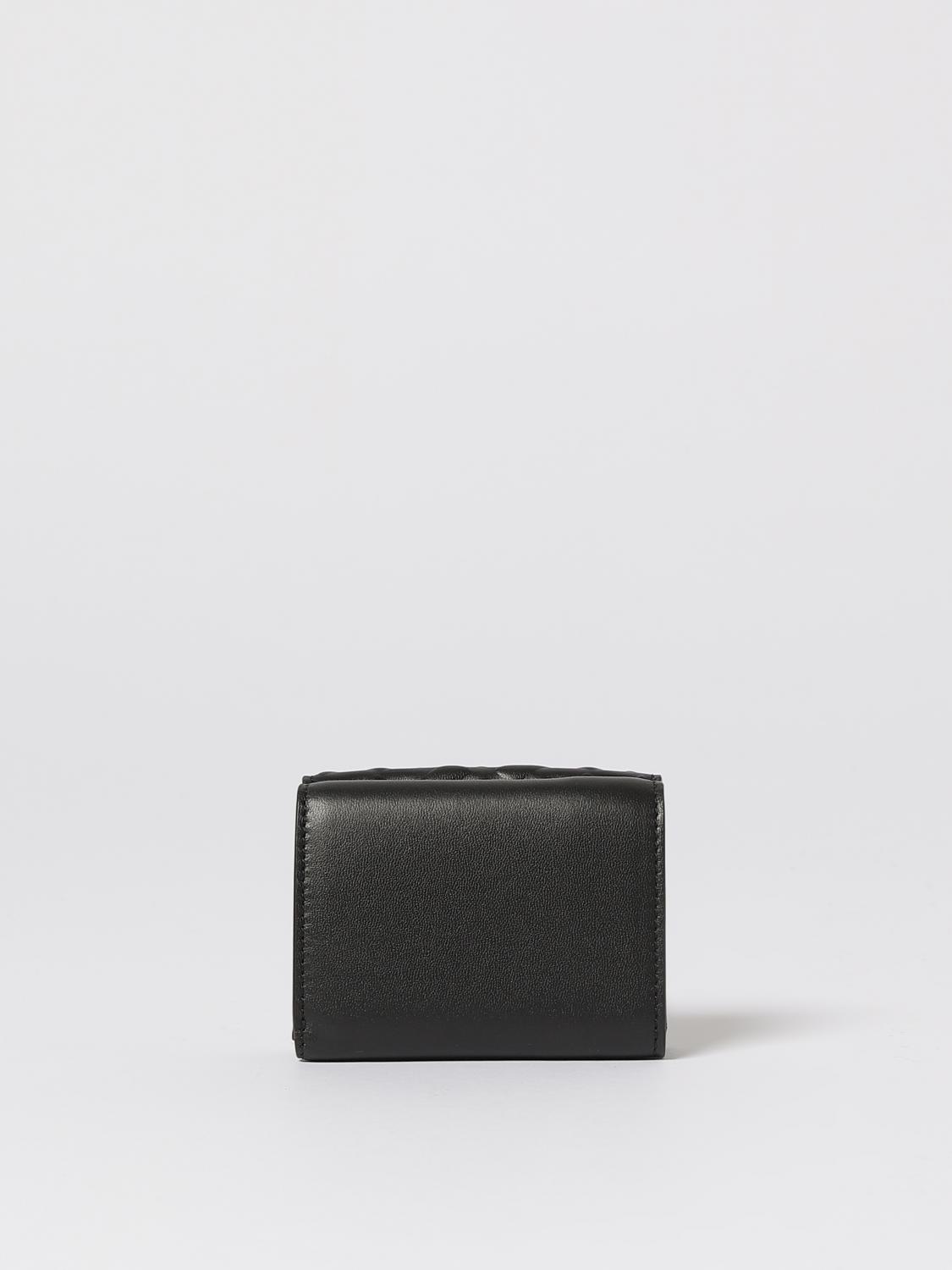 FENDI PORTAFOGLIO: Portafoglio Baguette Micro FF Fendi in nappa , Nero - Img 3
