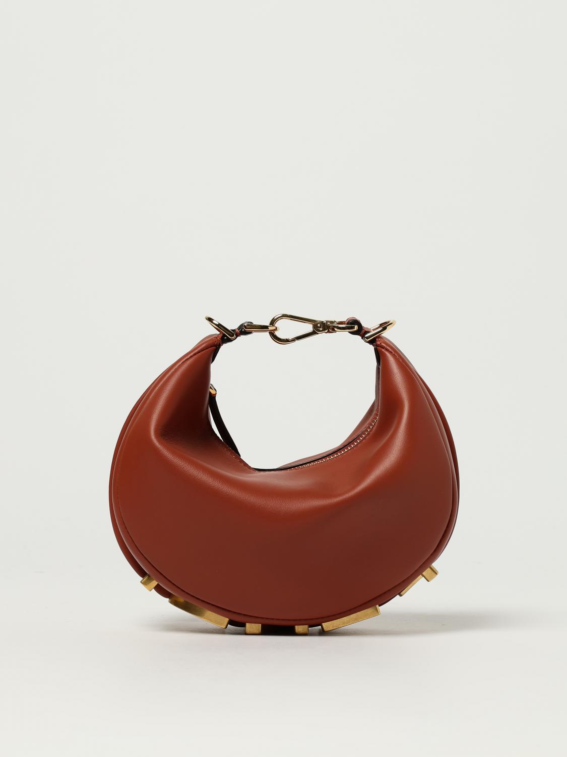 FENDI BORSA MINI: Borsa Fendigraphy Mini Fendi in pelle , Cuoio - Img 1