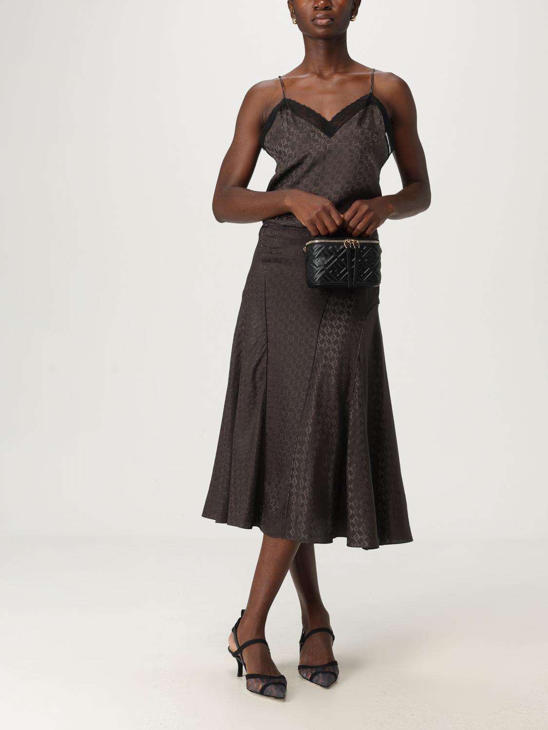 FENDI MINITASCHE: Schultertasche damen Fendi, Schwarz - Img 2